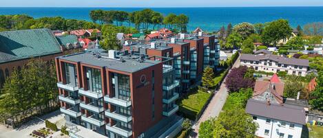 Voorkant van accommodatie