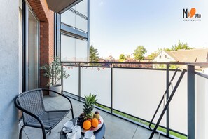 Blick von der Unterkunft