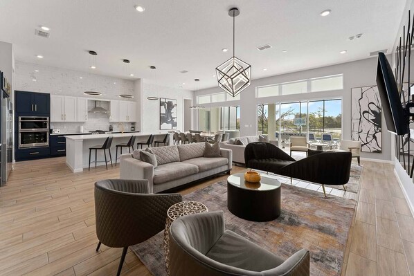 Smart TV, video games, foosball, table tennis