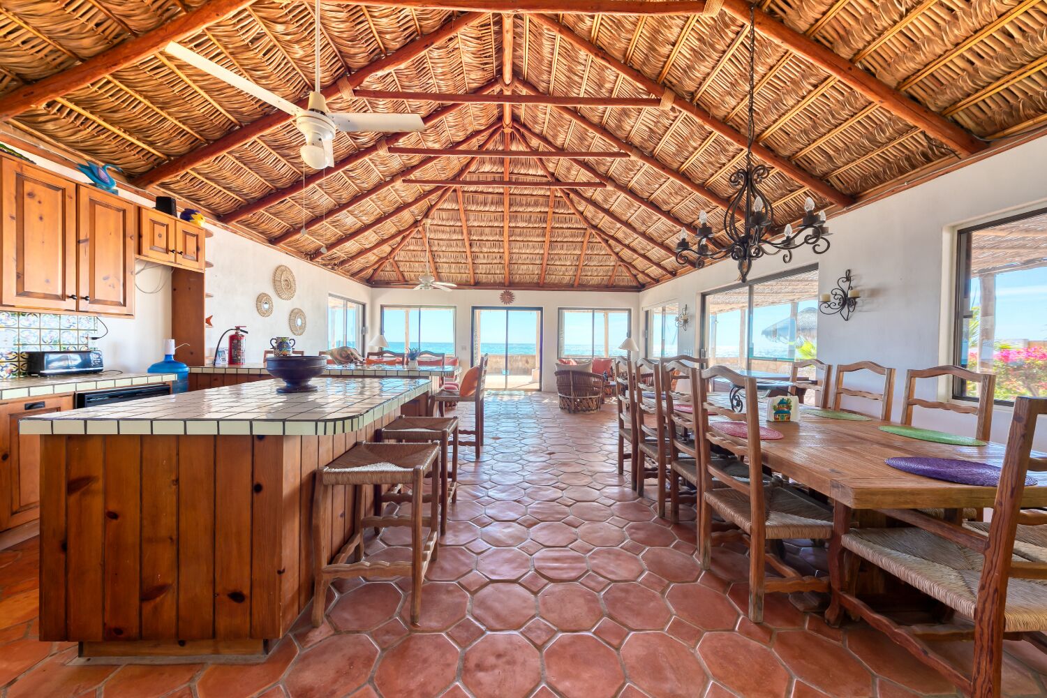 The spacious main house of the Cabo Pulmo Dive House.