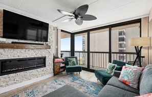 Fernseher, Kamin, Videospiele