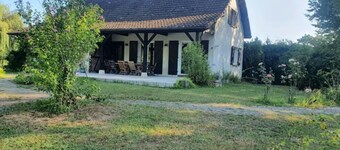 Room with private bathroom in country house