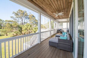 House, Multiple Beds, Balcony, Beach View | Property grounds - 449 Tarpon Blvd (Fripp Island)