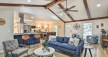 Chic Lilburn Getaway w/Media Room + Fire Pit