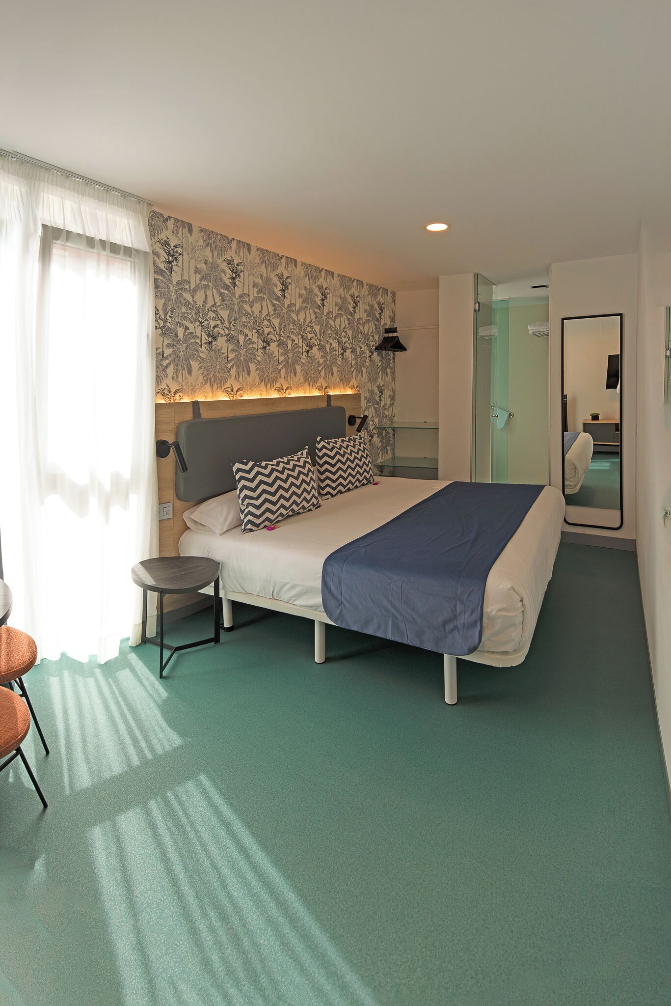 Economy-studio, kaupunkinäköala | Silitysrauta/-lauta, ilmainen Wi-Fi, vuodevaatteet