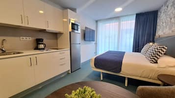 Estúdio | Ferros/tábuas de passar roupa, Wi-Fi de cortesia, roupa de cama