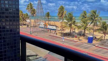 Premium Apartment, 1 Queen Bed with Sofa bed, Patio, Sea View | 1 bedroom, premium bedding, minibar, individually decorated