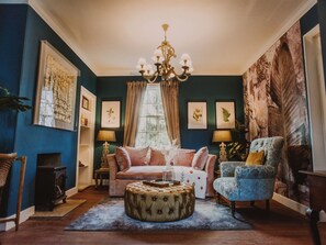 TV, fireplace - Rose Blair Lodge - UK31045 (Portpatrick, near Stranraer)