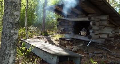 Cottage by lake, sauna and boat