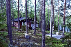Property grounds - Silent, private cottage by lake,  sauna and boat (Orivesi)