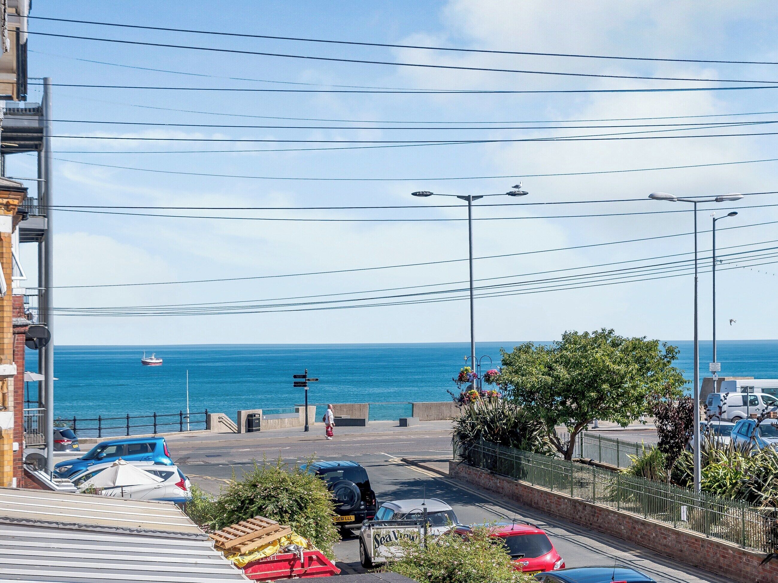 Blick von der Unterkunft