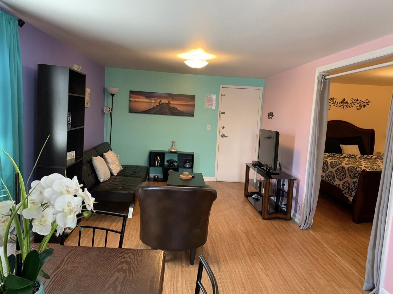 1 chambre, fer et planche à repasser, Wi-Fi, draps fournis