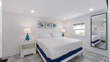 Premium bedding, pillowtop beds, minibar, individually decorated