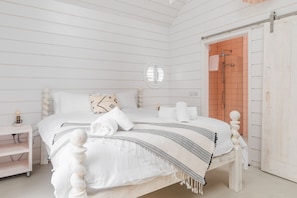 2 bedrooms, in-room safe, iron/ironing board, travel cot