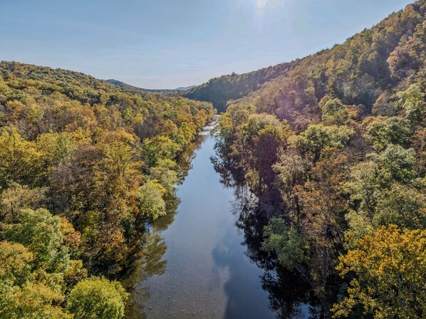 Aerial view - River Song Retreat - Right on the River! (Great Cacapon)