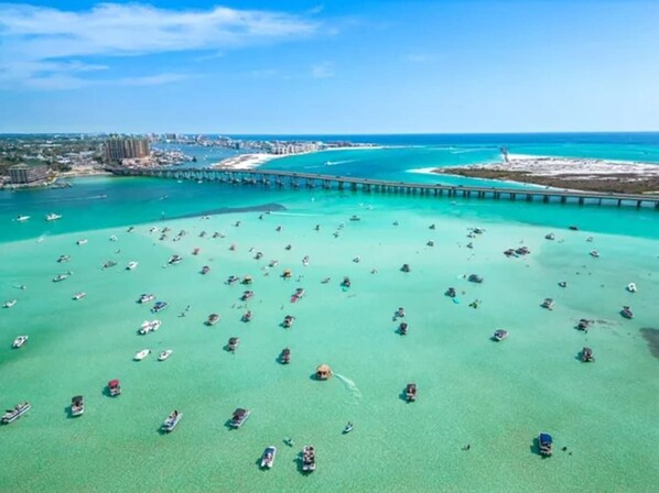 Beach nearby, beach towels