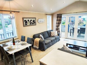 Living area - You are sure to love the lodges on this lodge park. (Wilberfoss, near Claxton)