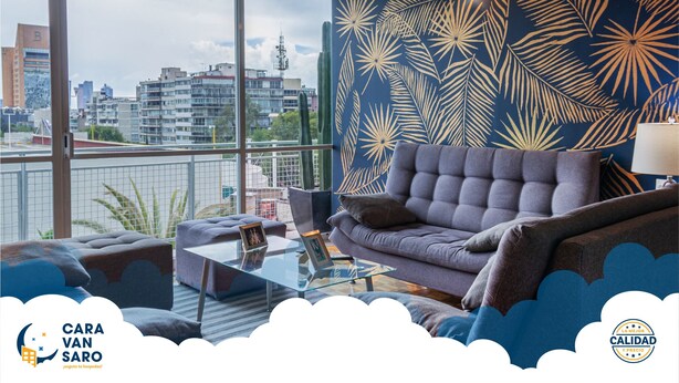 Living area - Caravansaro Vazquez de Mella (Mexico City)