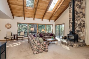 TV, caminetto, videogiochi, lettore DVD