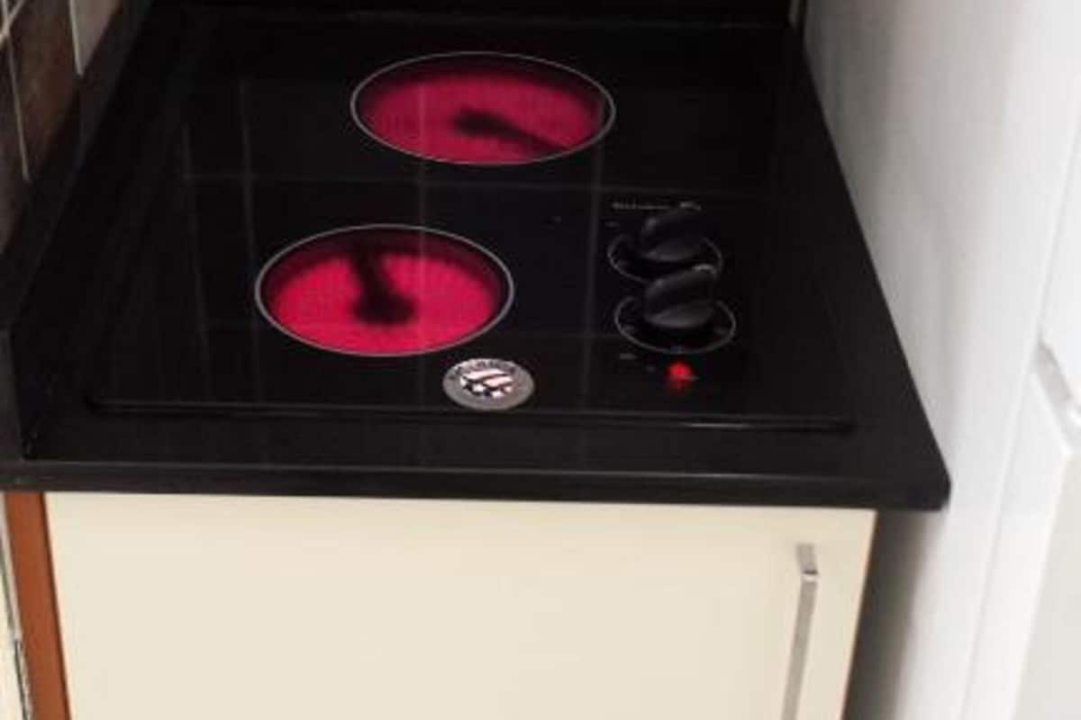 superior studio suite | private kitchenette | full-sized fridge, microwave, stovetop, toaster