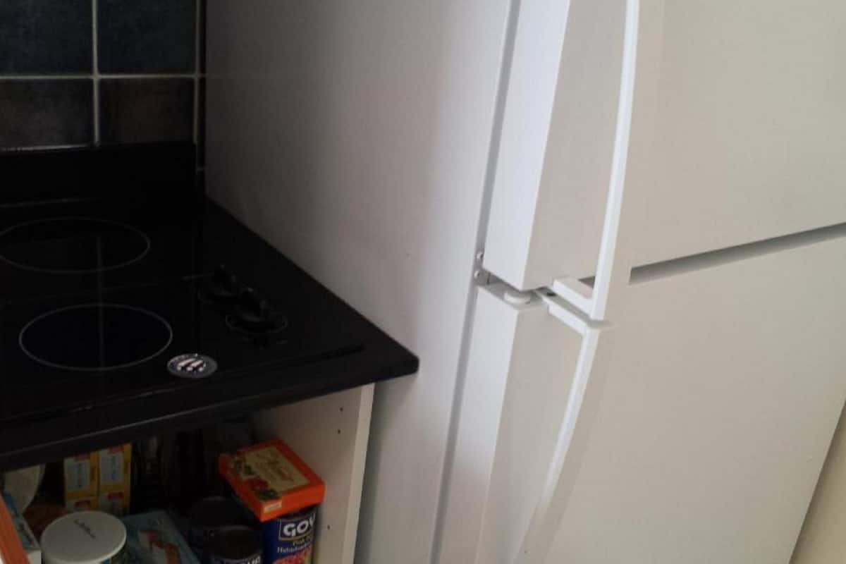 superior studio suite | private kitchenette | full-sized fridge, microwave, stovetop, toaster