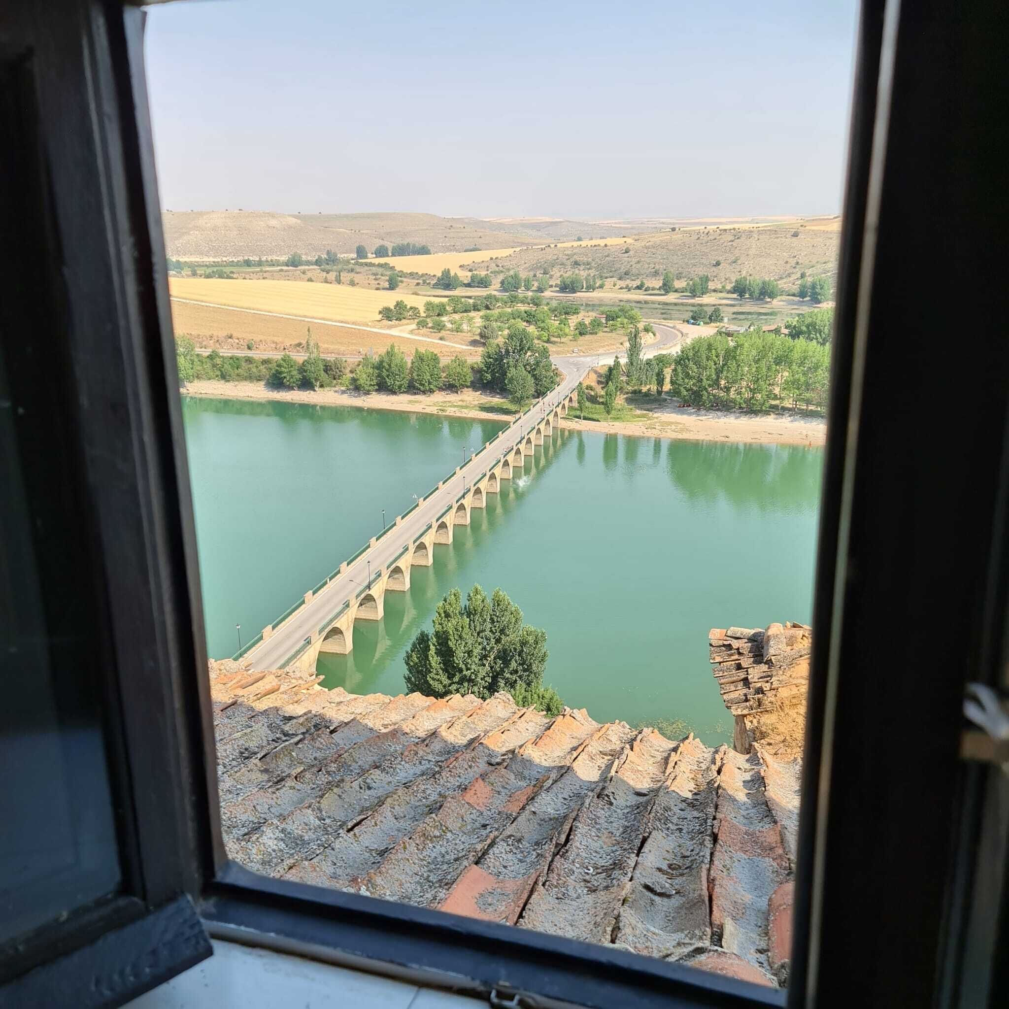 Blick von der Unterkunft