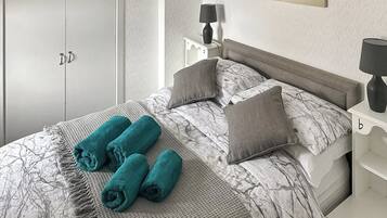 2 Schlafzimmer, kostenloses WLAN, Bettwäsche