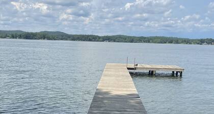 Weiss Lake Rustic Cabin on the water, new flooring!