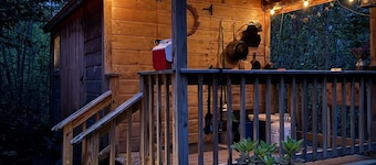 Tiny Cabin with Private Hot Tub on 100 Acres Kayaks, Canoes & Paddleboards