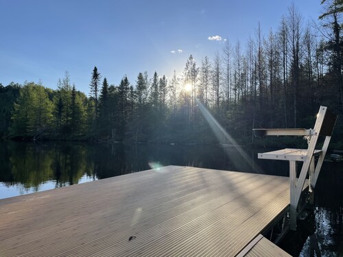 Secluded and spacious lake home in Wisconsin Northwoods