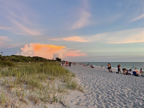 Luxury renovated pool house & separate studio apartment 1.5 miles to the beach.