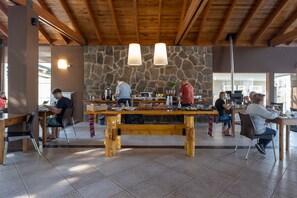 Free daily buffet breakfast