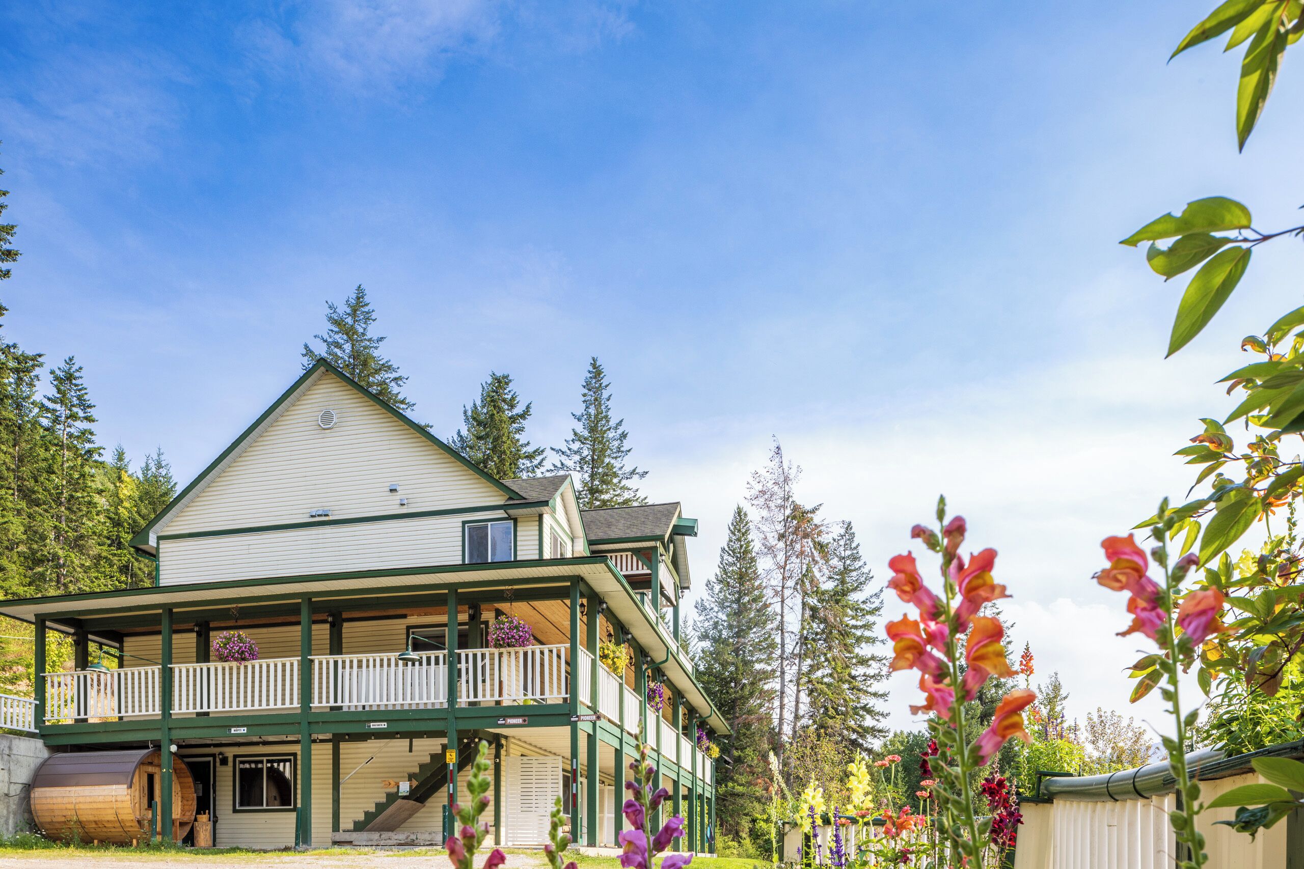 Façade de l’hébergement