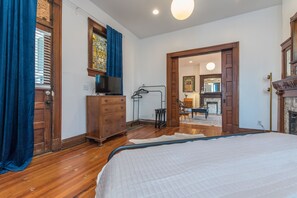 1 bedroom, iron/ironing board, travel crib, free WiFi