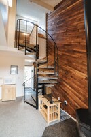 Televisión de pantalla plana, chimenea