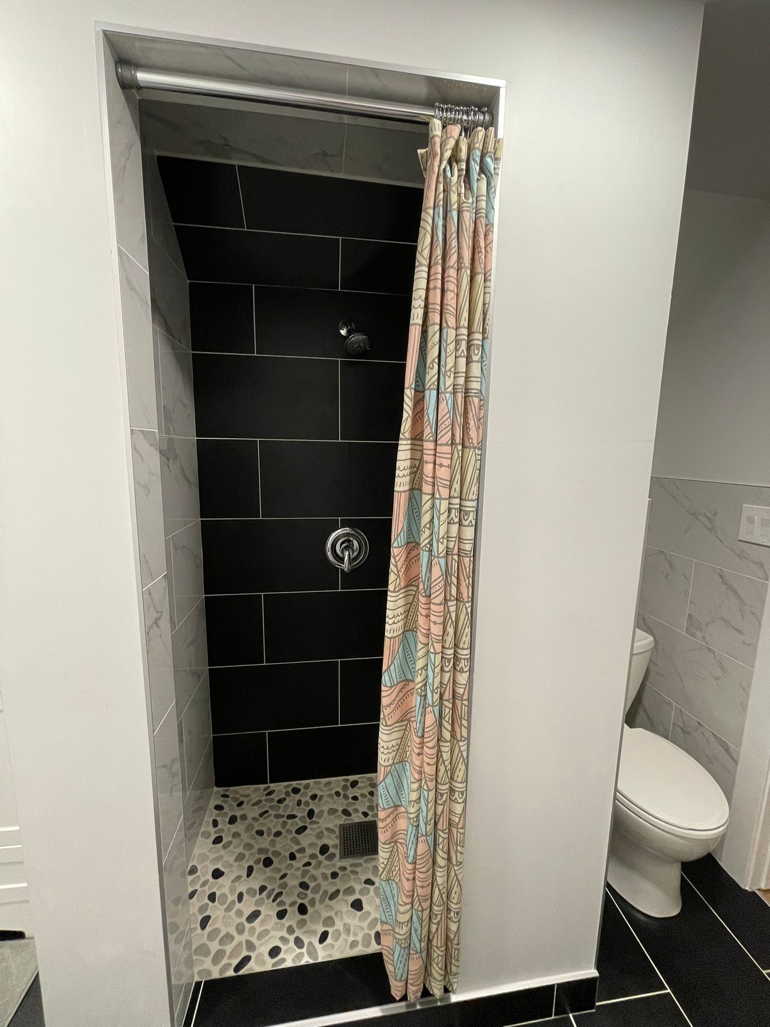 Doccia, asciugacapelli, asciugamani, sapone