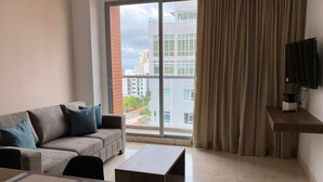Superior Apartment, 1 Bedroom | Living area