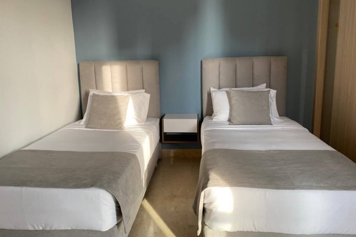 Apartment, 1 Bedroom, 2 Single Beds | In-room safe, free WiFi, bed sheets