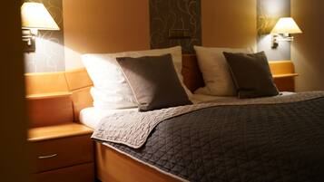 Shower, hair dryer, soap, shampoo