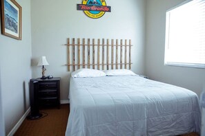 1 makuuhuone, vuodevaatteet