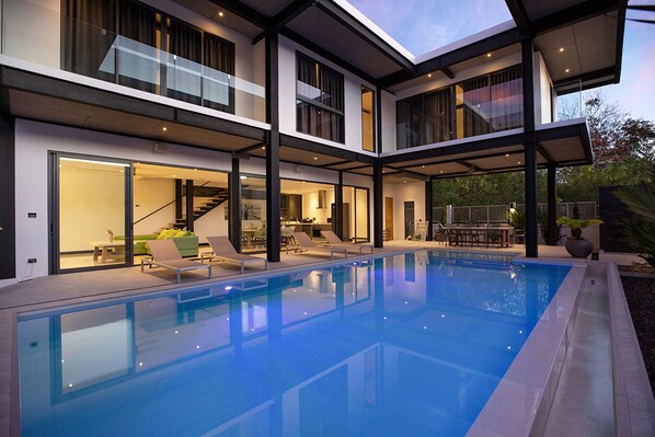 Outdoor pool - Stylish Salt Pool Villa Sunset Garden 5 (Rawai)