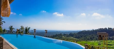 Piscine sur le toit