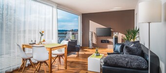 Exclusive vacation apartment with balcony, 2 rooms 55m², direct hiking trails, close to the lake