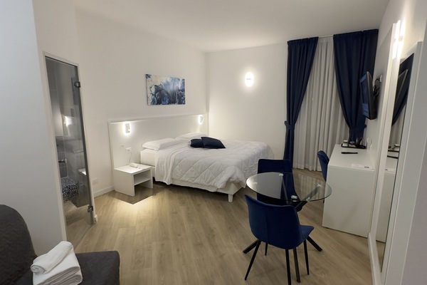 Premium bedding, down comforters, minibar (some free items)
