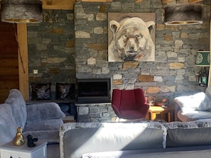 TV - Spacious 5-bedroom chalet with sauna and garden in Valloire (Valloire)