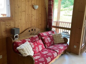 TV - Duplex 4 rooms for 8 pers. South/East in Valloire with WiFi and parking (Valloire)