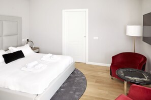 Standardzimmer | Italienische Bettbezüge von Frette, hochwertige Bettwaren