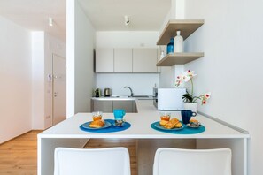 Microwave, stovetop, dishwasher, toaster