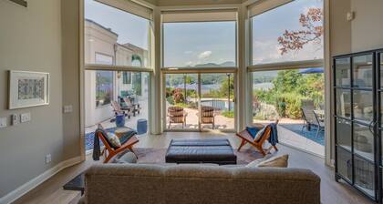 Panoramic Pool Paradise | A Luxury Retreat in Lake Lure with Boathouse and Pool