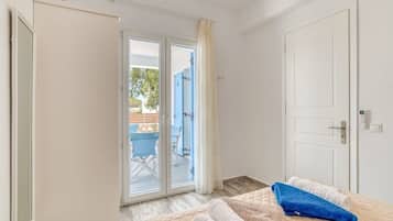 1 bedroom, travel crib, WiFi, bed sheets